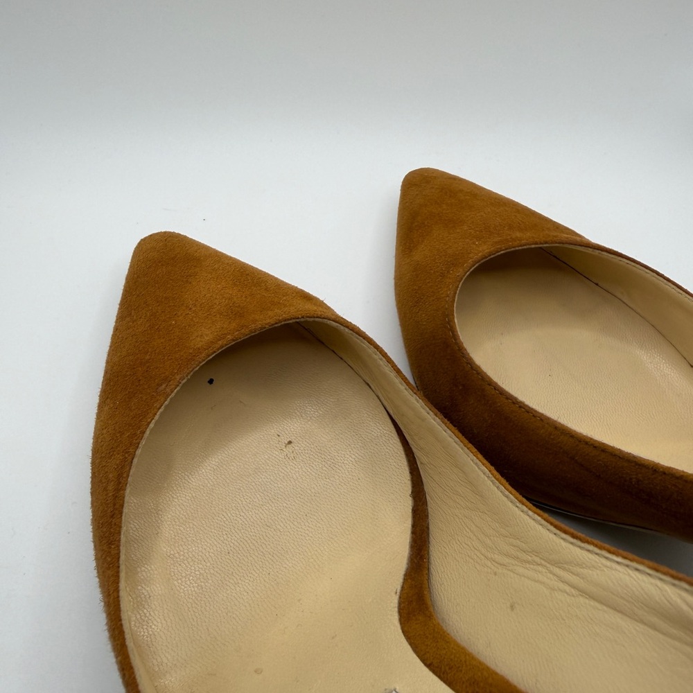 Jimmy Choo Women's Tan Suede Heels - Picture 5 of 6
